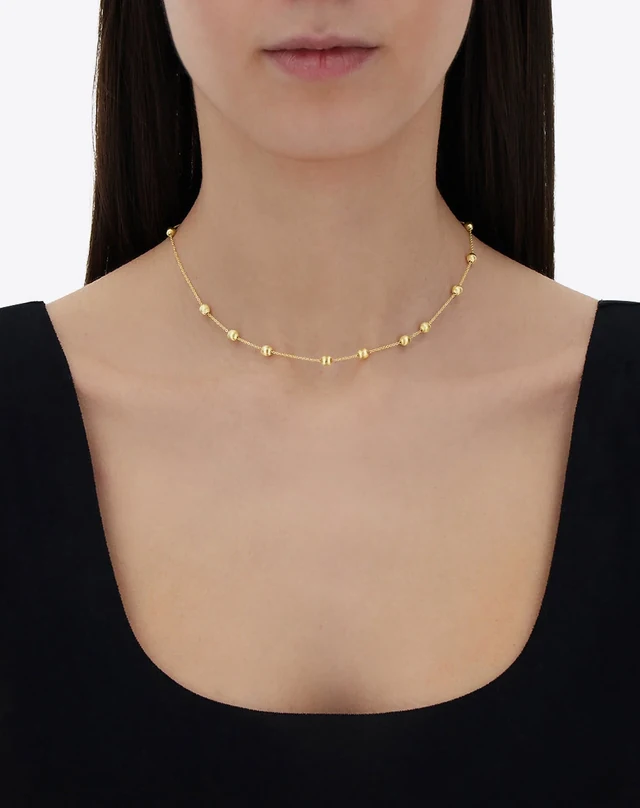 Nanis Soffio Necklace, worn